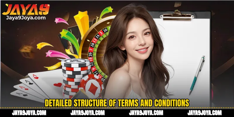 Detailed structure of Terms and Conditions