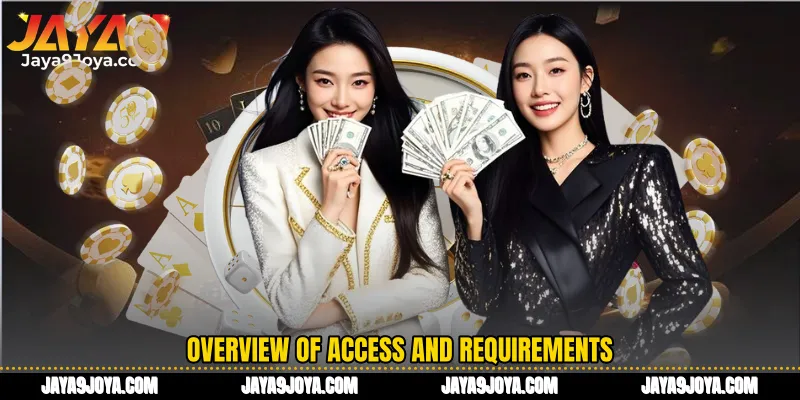 Overview of access and requirements