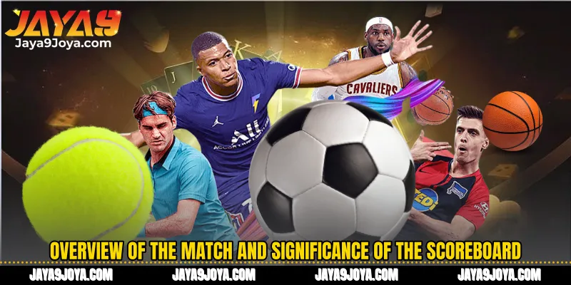 Overview of the match and significance of the scoreboard